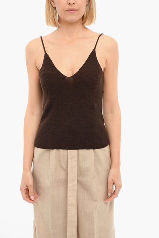 Wool SELAH Tank Top with V-neckline