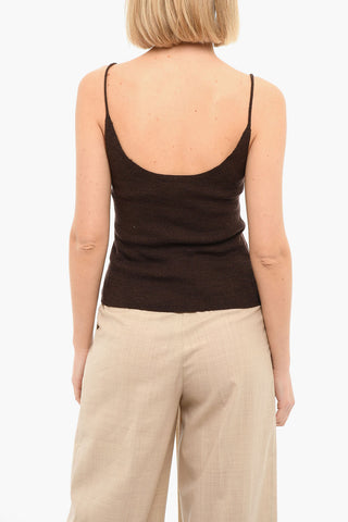 Wool SELAH Tank Top with V-neckline