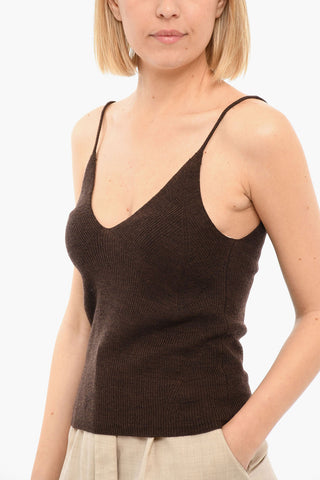 Wool SELAH Tank Top with V-neckline