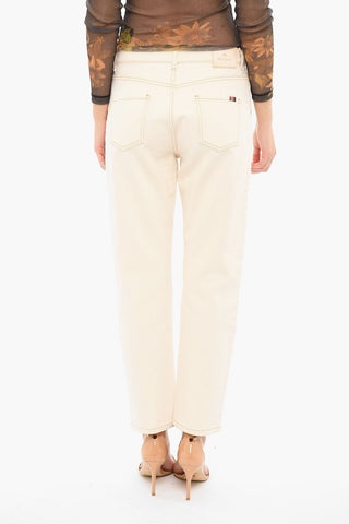 Regular Fit Jeans With Contrasting Seams