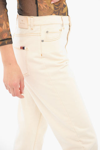 Regular Fit Jeans With Contrasting Seams