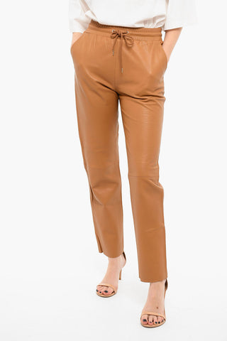 Pantaloni In pelle TAZ Con Coulisse