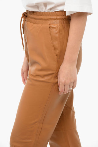 Pantaloni In pelle TAZ Con Coulisse