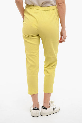 Linen Blend TREECA Joggers With Drawstrings