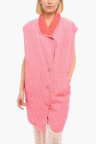 Quilted Reversible Sleeveless Coat