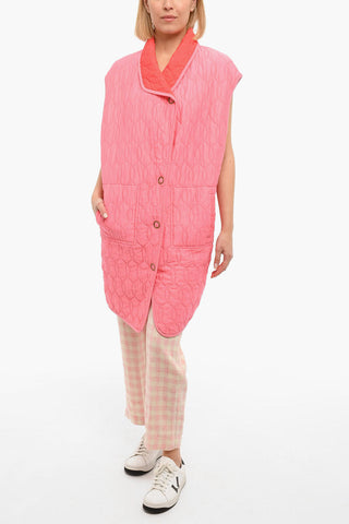 Quilted Reversible Sleeveless Coat