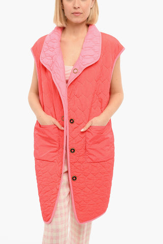 Quilted Reversible Sleeveless Coat