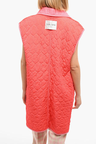 Quilted Reversible Sleeveless Coat