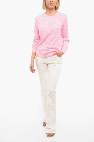 Cardigan CARMEN in Lana con Effetto Sfumato