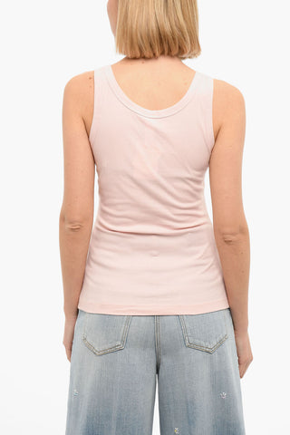 Solid-color Ribbed Tank Top