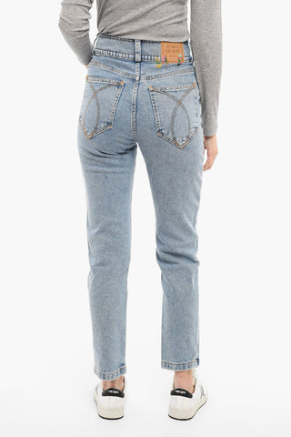 High waisted Regular fit jeans