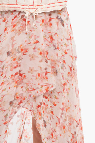 Floral Print MOMO Wallet Skirt