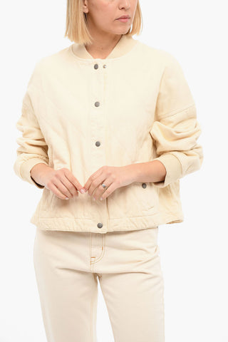 Quilted Jacket with Drop Shoulder