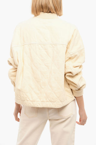 Quilted Jacket with Drop Shoulder