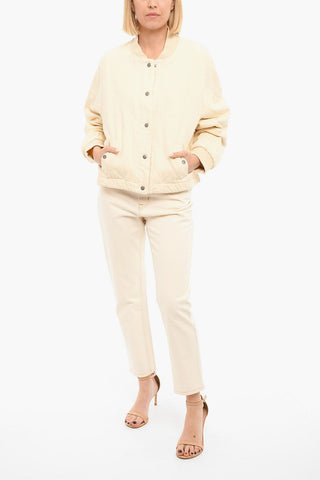 Quilted Jacket with Drop Shoulder