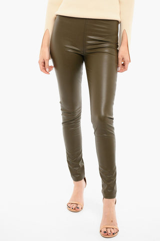 Faux-leatehr NINA Trousers with Skinny-fit