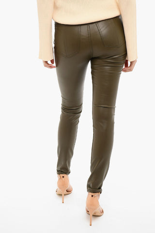 Faux-leatehr NINA Trousers with Skinny-fit