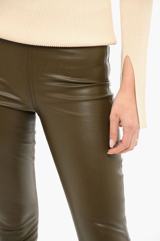 Faux-leatehr NINA Trousers with Skinny-fit