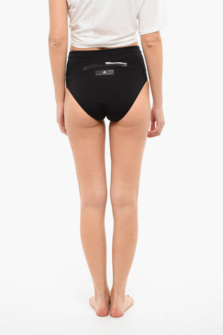 STELLA MC CARTNEY High-waisted Swimsuit Bottom with Back Logo Print