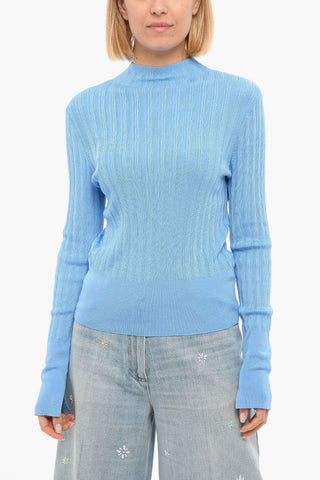 Ribbed DAWSON Sweather with Mock Neck