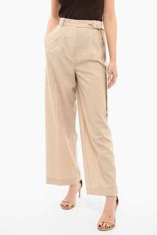 Pleated MANUELA High Waisted Pants