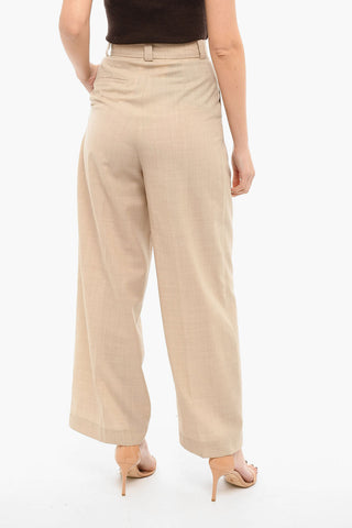 Pleated MANUELA High Waisted Pants