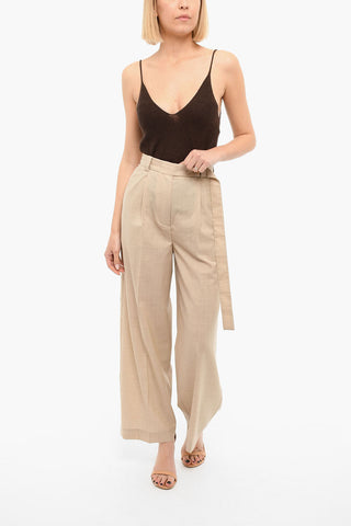 Pleated MANUELA High Waisted Pants