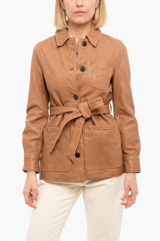 Sheepskin EVE Jacket with Belt