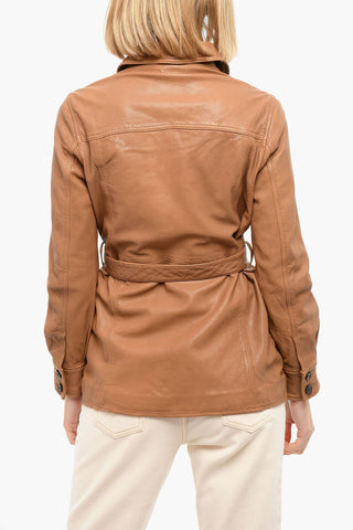 Sheepskin EVE Jacket with Belt