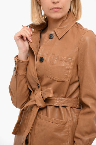 Sheepskin EVE Jacket with Belt