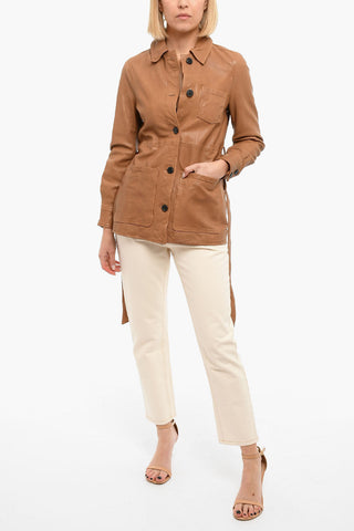 Sheepskin EVE Jacket with Belt