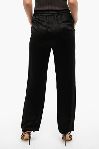 Pantaloni Satin Con coulisse