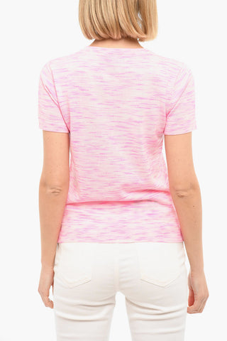 Wool Short Sleeved Melange T-shirt
