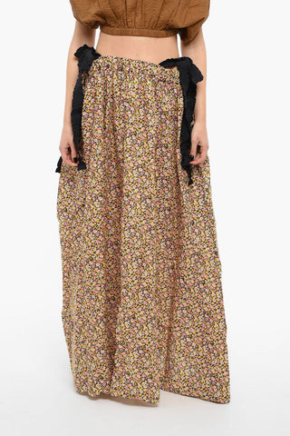 NORTH Slip Dress with Floral Print