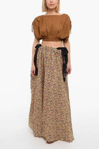 NORTH Slip Dress with Floral Print