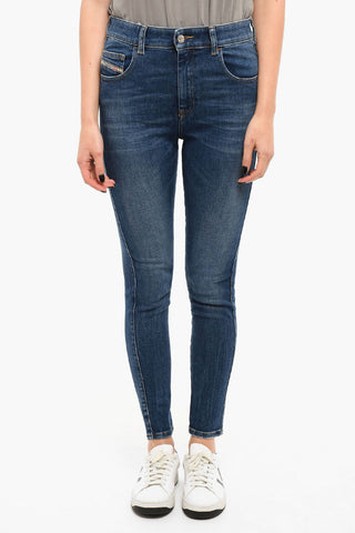 Dark-washed D-SLANDY Skinny Jeans