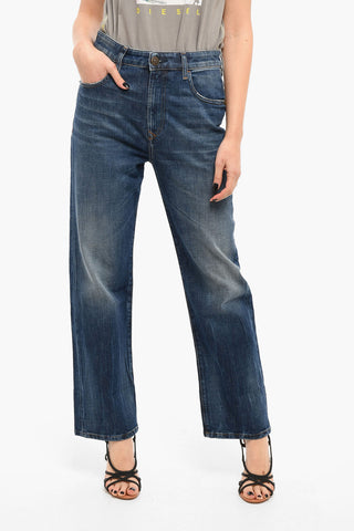 Mid-washed D-REGGY Boot-cut Jeans