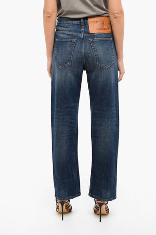 Mid-washed D-REGGY Boot-cut Jeans