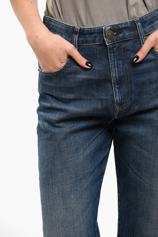 Mid-washed D-REGGY Boot-cut Jeans