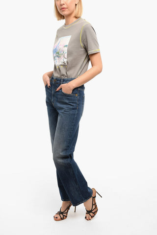 Mid-washed D-REGGY Boot-cut Jeans
