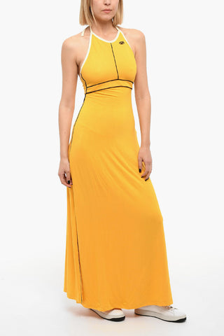 Open-back D-MAXIM Long Dress
