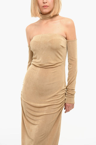 METAMORPHOSIS 1993 Off-shoulder Dress with Draped Sides