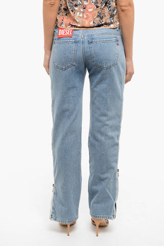 Low-waisted 2002 Slim-fitting Jeans with SIde Zips