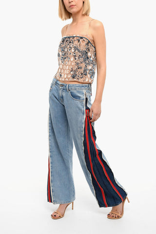Low-waisted 2002 Slim-fitting Jeans with SIde Zips