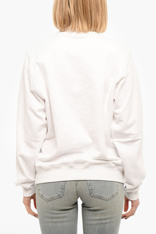 F-ANG COPY Crewneck Sweatshirt with Embossed Lettering