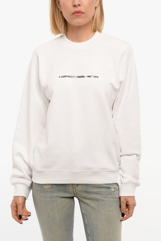 F-ANG COPY Crewneck Sweatshirt with Contrasting Lettering