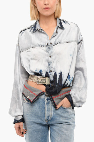 Tromp l'Oeil C-SUKI Dress with Belt and Cut-out Detailing