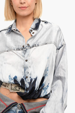 Tromp l'Oeil C-SUKI Dress with Belt and Cut-out Detailing