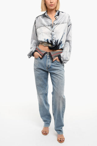 Tromp l'Oeil C-SUKI Dress with Belt and Cut-out Detailing