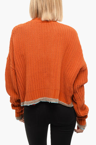 Cardigan M-AUGUSTA a Spalle Scese con Taschino